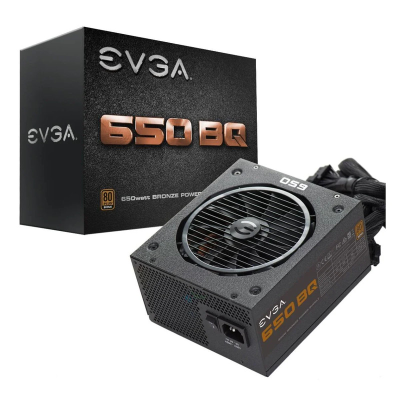 EVGA 650 BQ, 80+ Bronze 650W Semi Modular Power Supply - مزود الطاقة